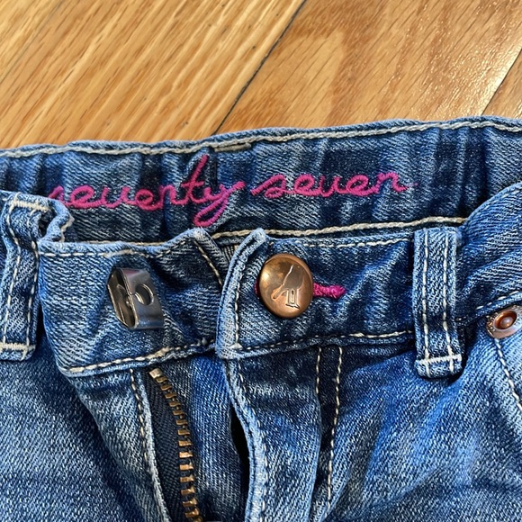Pair of girls 4T seventy seven jeans - Picture 2 of 5